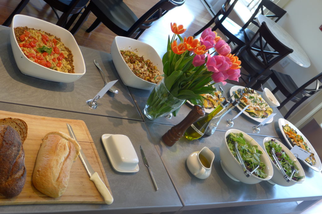 A spring lunch