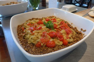 Tomato and lentil stew