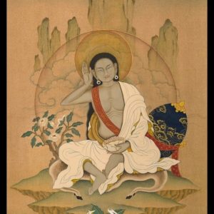 Image of the Tibetan yogi Milarepa